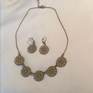 Necklace and earrings